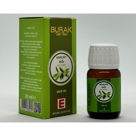 Adaçayı Yağı - %100 Doğal ve Taze - Mese Herbal