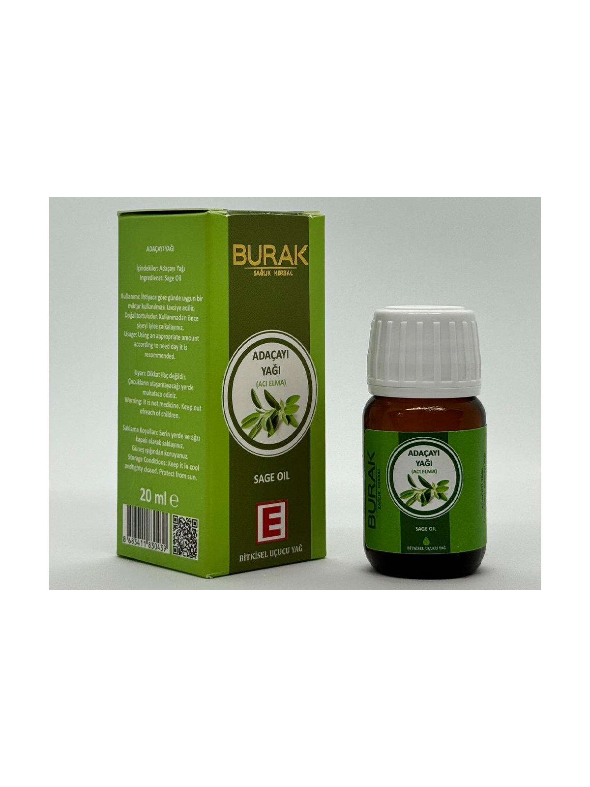 Adaçayı Yağı - %100 Doğal ve Taze - Mese Herbal