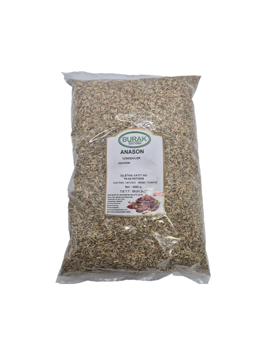 Burak Doğal Anason Tohumu – Sindirim Destekleyici ve Aromatik Şifa - %100 Doğal ve Taze - Mese Herbal