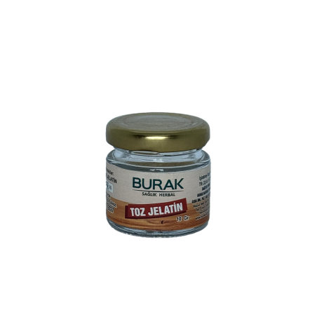 Burak Saf Toz Jelatin – Mutfak İçin Kıvam Artırıcı ve Doğal Kolajen Desteği - %100 Doğal ve Taze - Mese Herbal