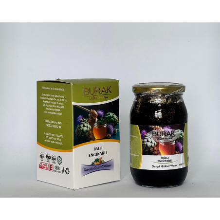 Burak Ballı Enginarlı Macun – Karaciğer Dostu Doğal Detoks - %100 Doğal ve Taze - Mese Herbal