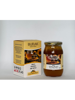 Burak Ballı Polenli Arı Sütü – Tam Bir Enerji ve Bağışıklık Deposu - %100 Doğal ve Taze - Mese Herbal